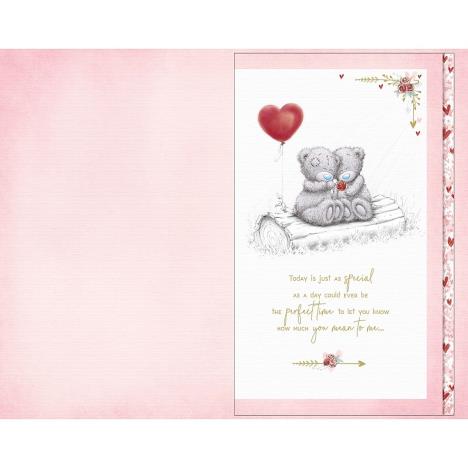 One I Love Handmade Me to You Bear Valentine's Day Card Extra Image 1
